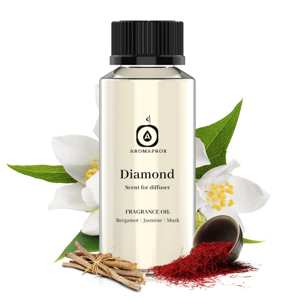 Diamond Aroma Diffuser Oil with Sandalwood Jasmine Vanilla Inspired by Baccarat Rouge 540 Aromaprox Aroma Diffuser Oil Manufacturer