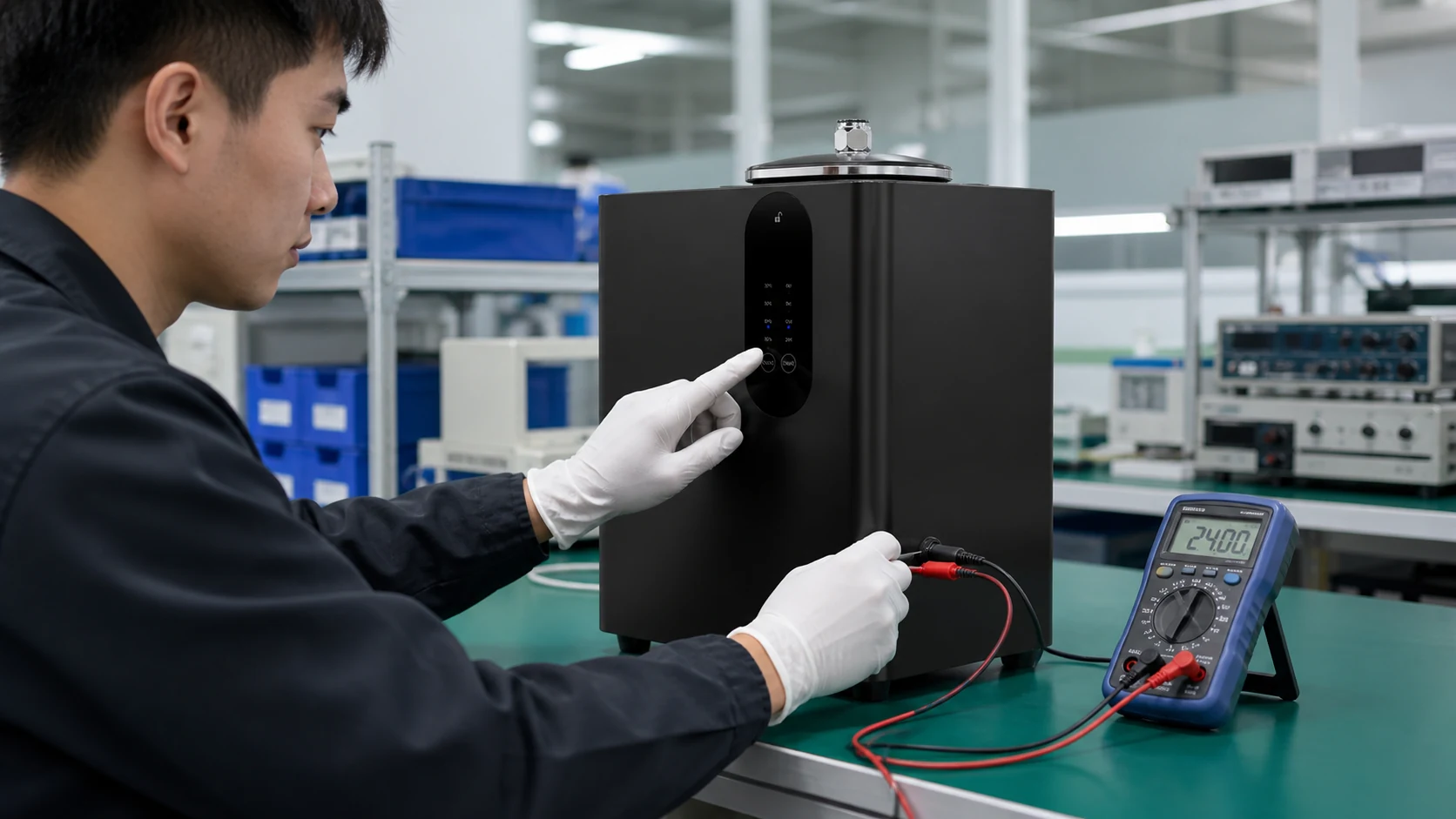 HC1000 commercial scent diffuser undergoing private label quality control