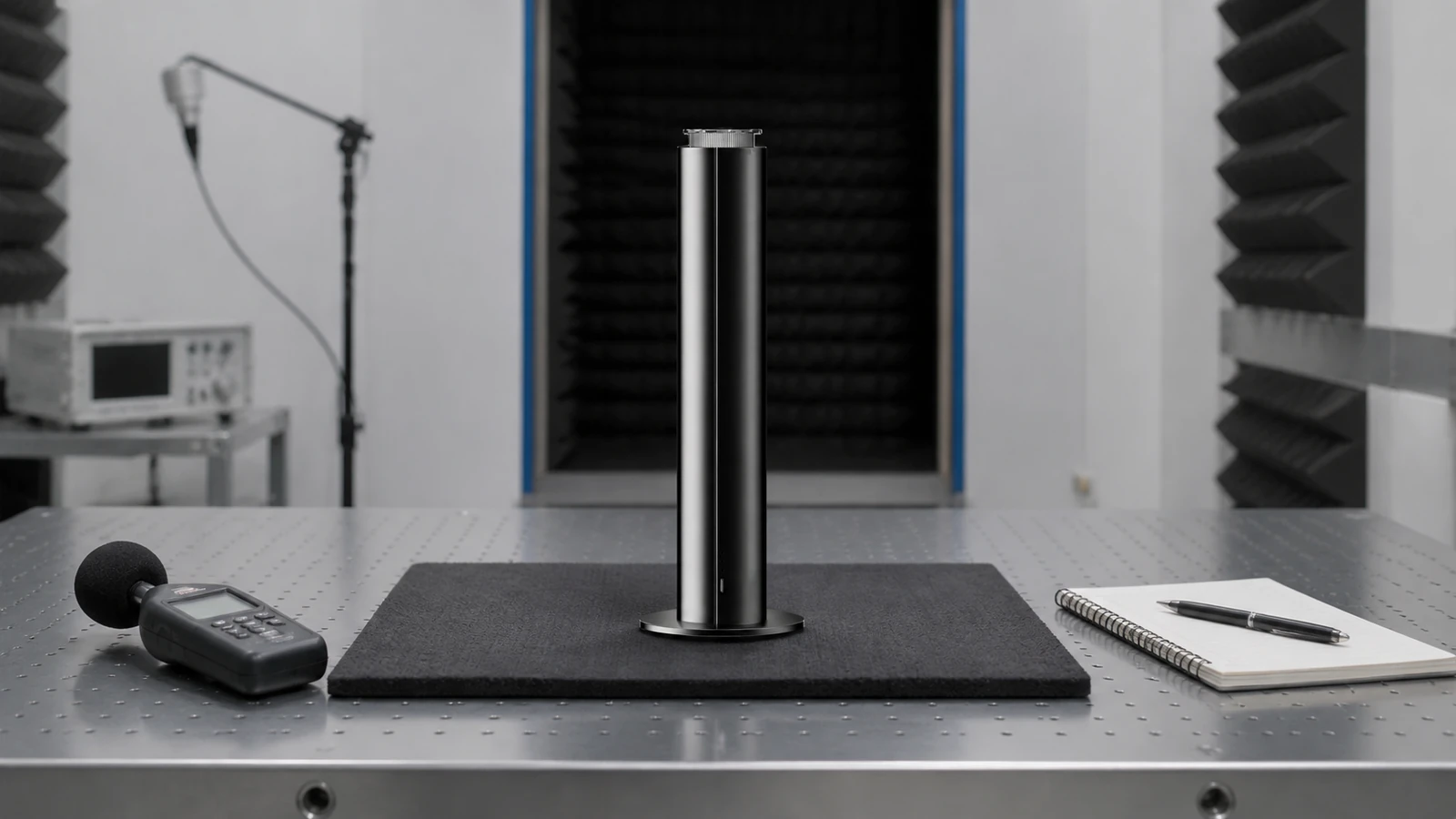H200D undergoing an acoustic noise test