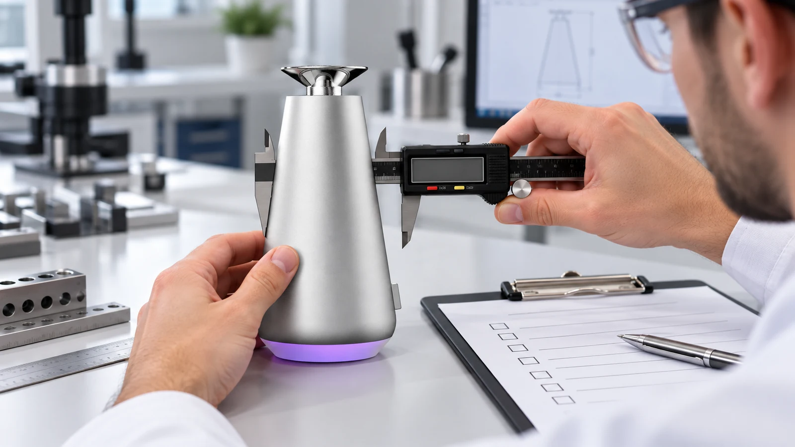 DecoPro diffuser sample dimension inspection