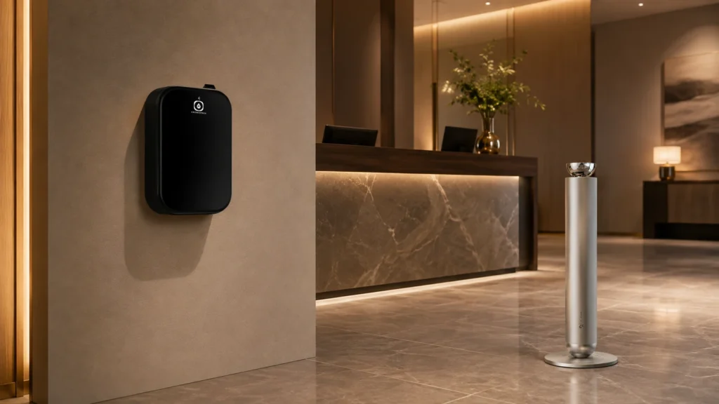 wall mounted vs freestanding scent diffuser
